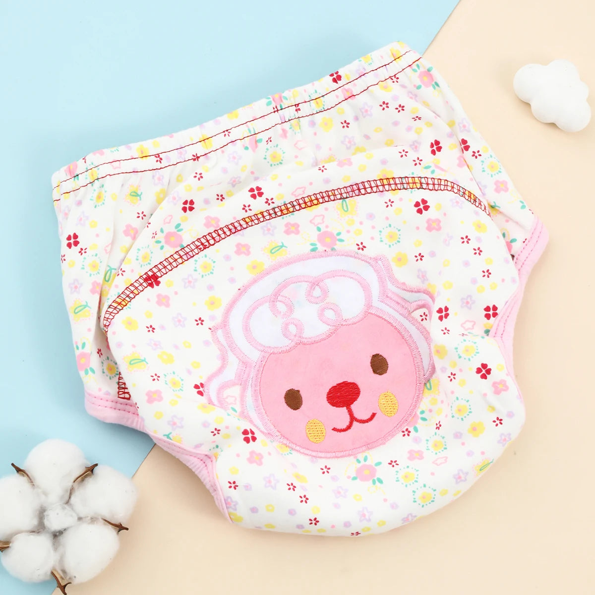Unisex Baby Bare Cotton Cloth Diaper from X With Love, reusable washable infant training panties with comfortable fit.