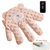 My Store soothing baby sleep aid pillow with calming palm design for infants, featuring remote control for toddler relaxation.