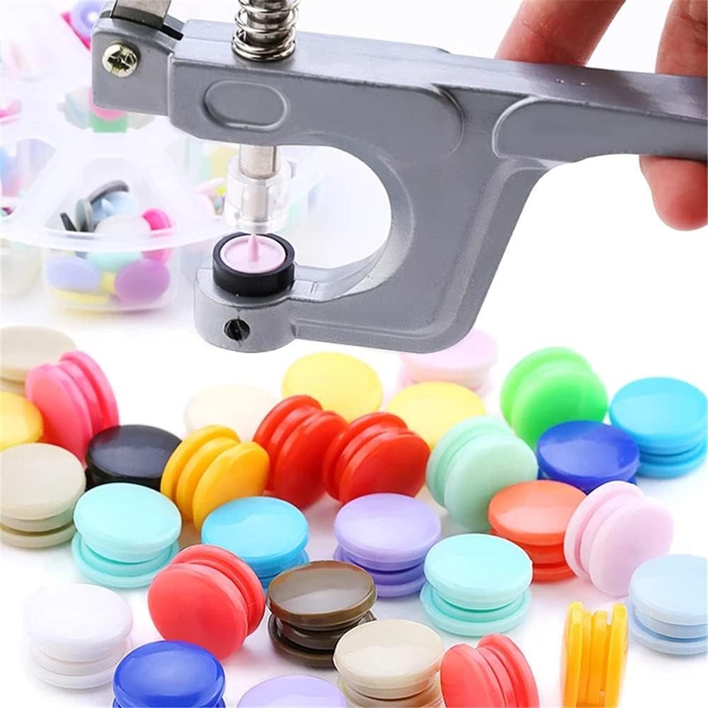 20 sets of yellow T5 resin plastic snap buttons for clothing DIY, featuring press studs from X With Love.