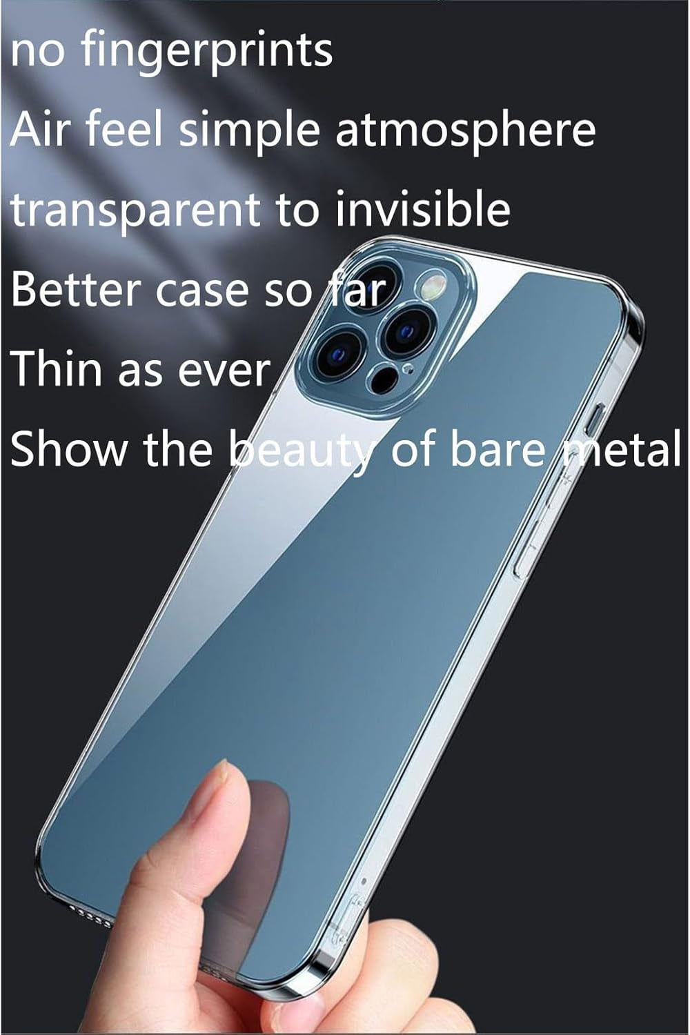 Clear shockproof silicone case for Doogee N55 Pro, flexible TPU bumper shell with transparent design and soft rubber protection.