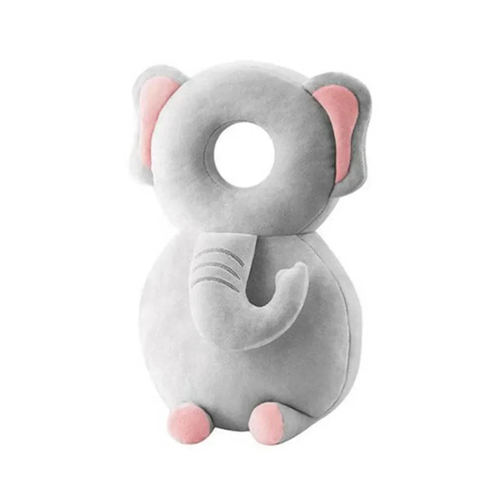 Soft cartoon baby head fall protection pad from My Store, designed as a security pillow for newborns and toddlers in a backpack.