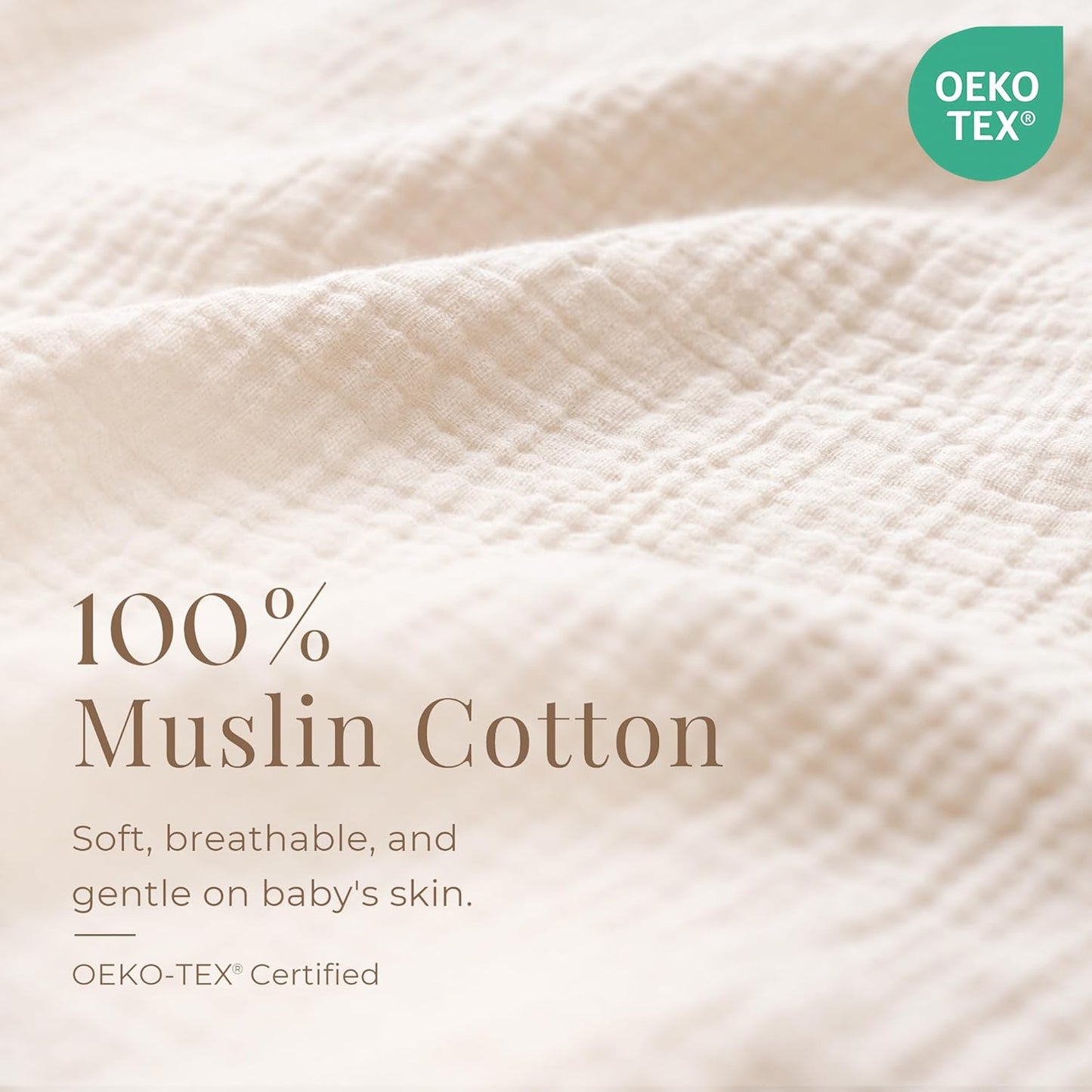 X With Love breathable muslin nursing cover for baby breastfeeding, cotton apron with rigid hoop, multi-use carseat canopy in Summer Wheat.