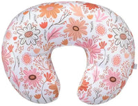 X With Love Minky Nursing Pillow Cover in Daisy pattern, U-shape breastfeeding pillow slipcover for baby boys and girls.