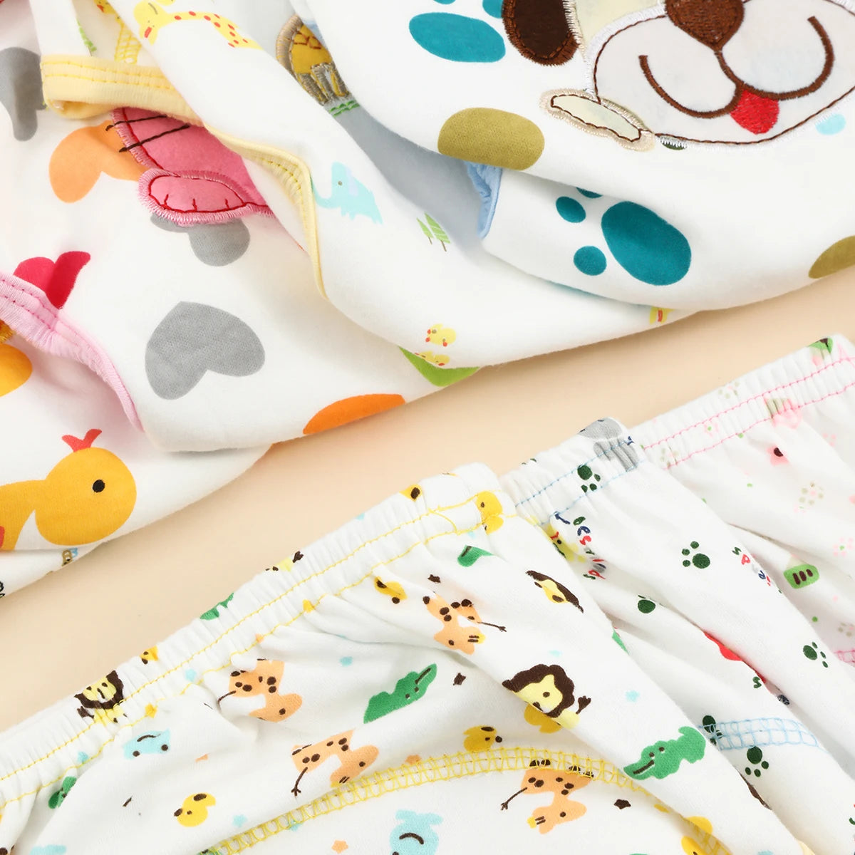 Unisex Baby Bare Cotton Cloth Diaper and Training Panties from X With Love, washable reusable nappies for infants and toddlers.