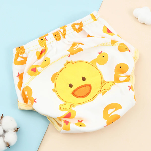 Unisex Baby Bare Cotton Cloth Diaper and Washable Training Panties by X With Love, reusable infants' underwear and nappies.