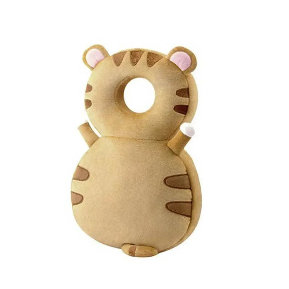 Soft cartoon baby head protection pad cushion from My Store, designed as a security pillow for newborns and toddlers in a backpack.