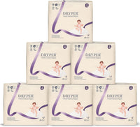 Disposable Baby Diapers by X With Love, newborn size 3 with leak guards, wetness indicator, ultra-soft, thin, fast absorption, 150 count