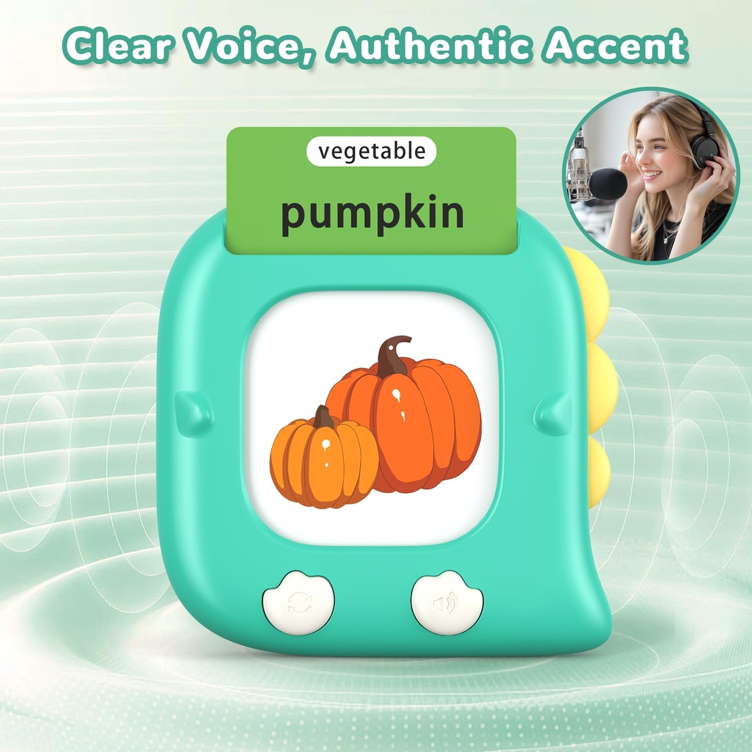 Kidzdo talking flashcards by X With Love for toddlers aged 1-6, featuring 520 English sight words and educational speech toys.