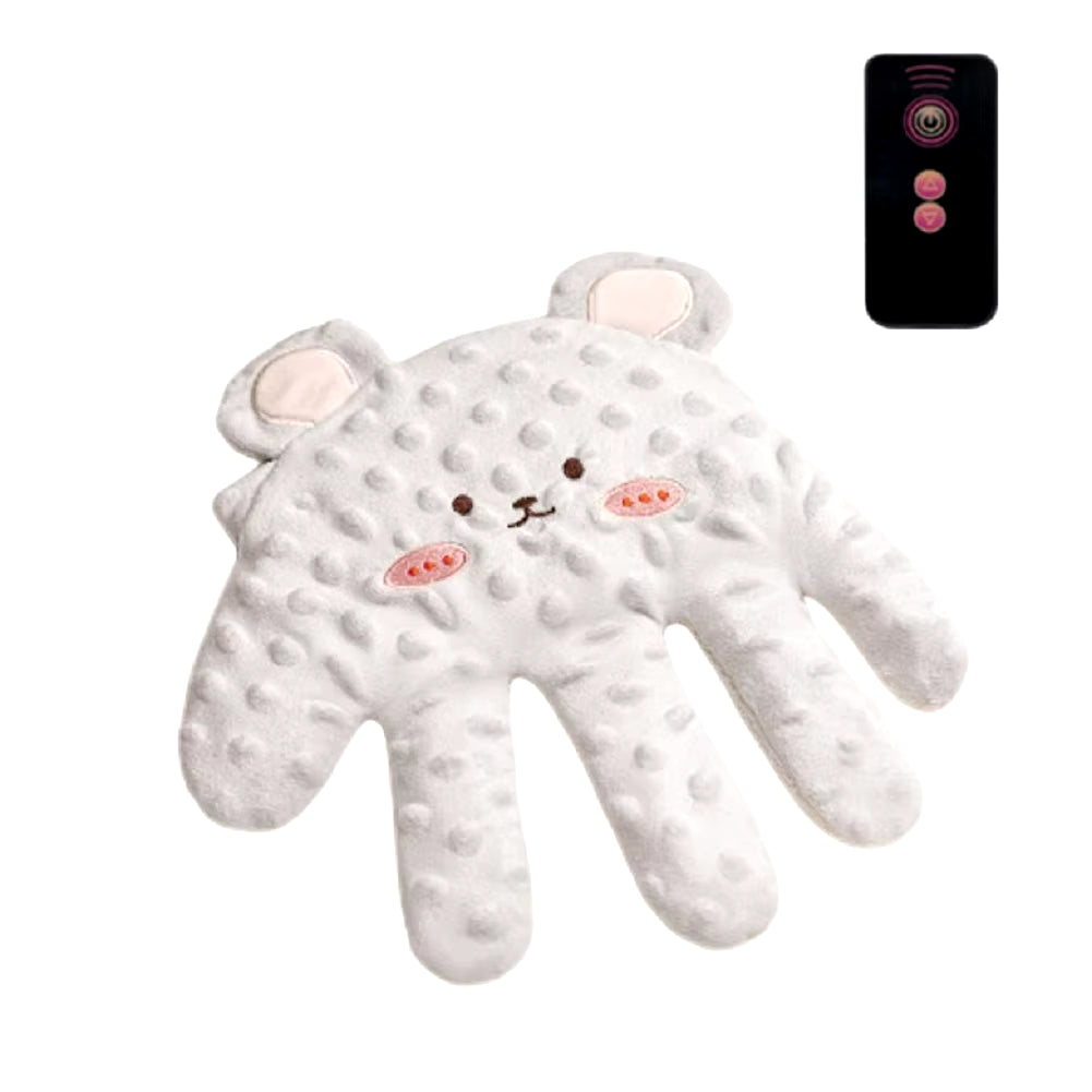 My Store soothing baby sleep aid pillow with calming palm design for infants and toddlers, featuring remote control functionality.