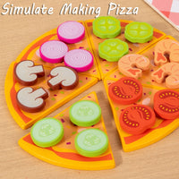 Wooden children's donuts puzzle puzzle toys pizza cookies set puzzle toys