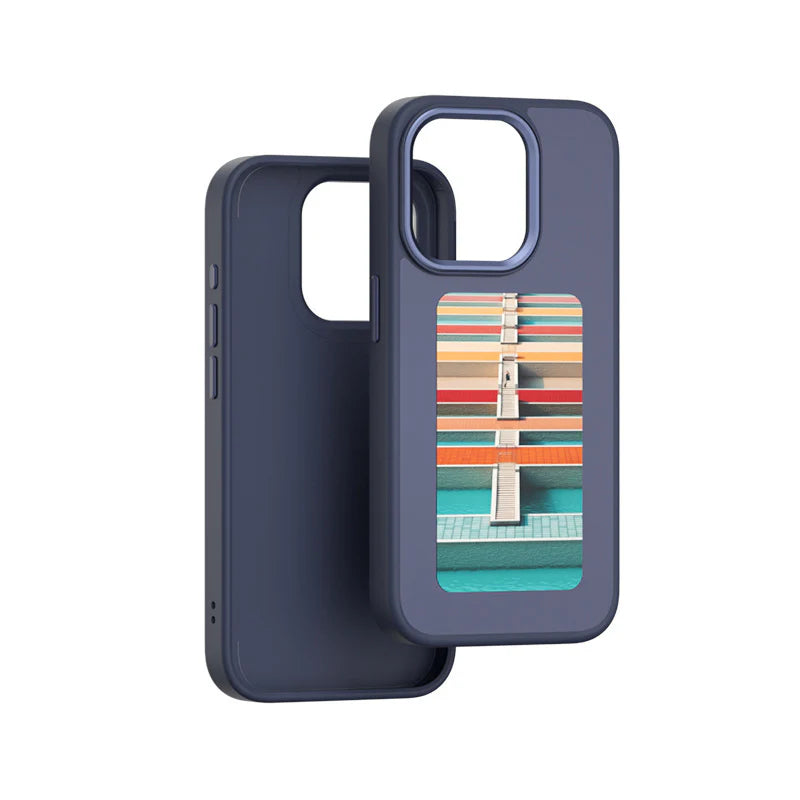 Luxury X With Love E-Ink screen phone case with unlimited screen projection, personalized design, battery-free, innovative phone cover