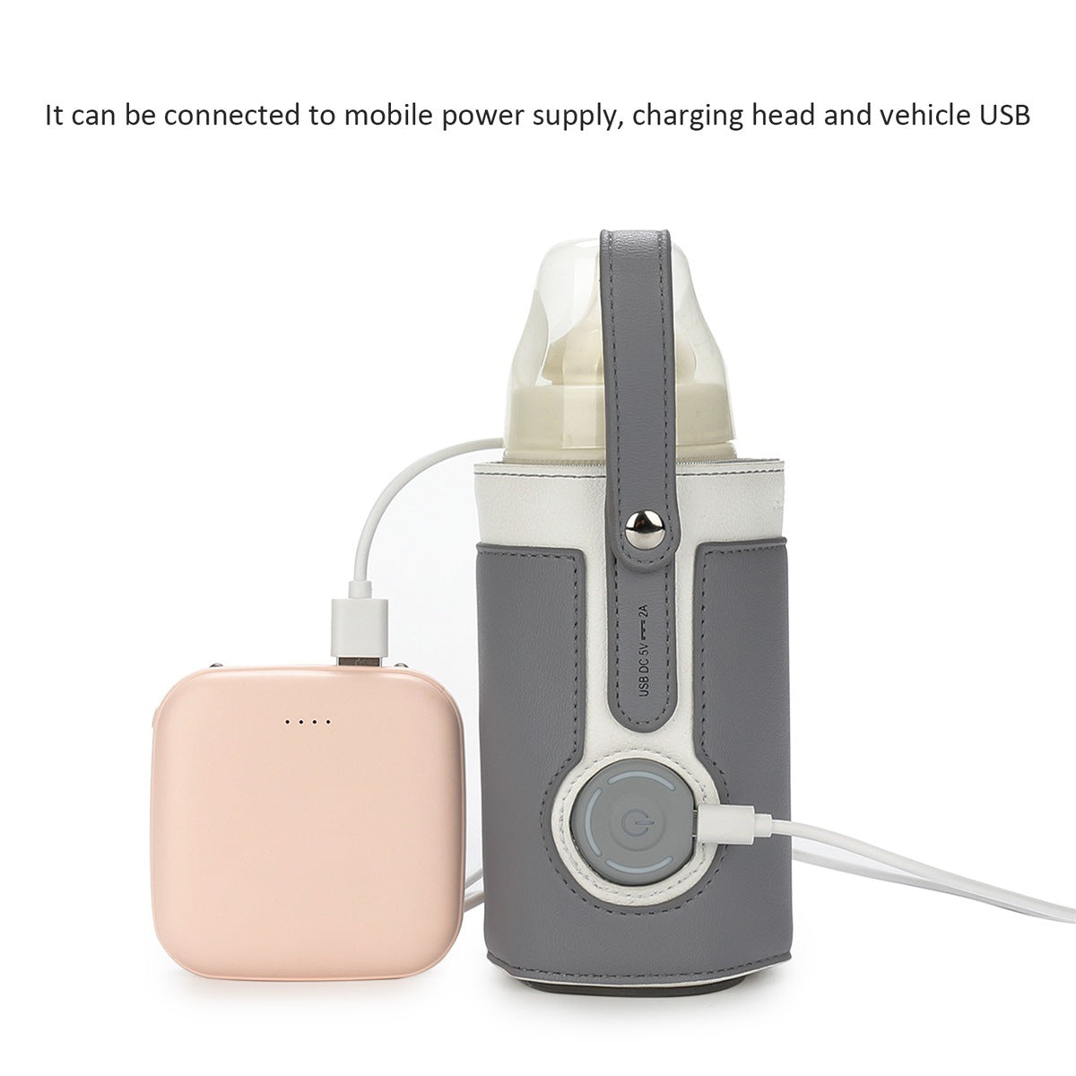Baby Bottle Warmer Milk Heating Keeper with Constant Temperature Warming for Breastfeeding Night Feeding Daily Use Travel