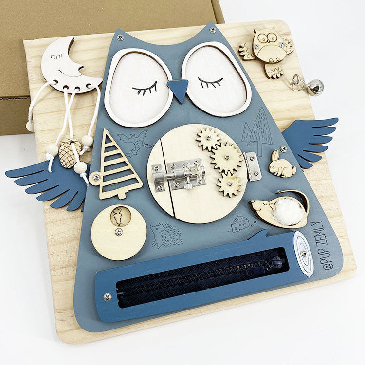 Early education Montessori unlocking toys, baby Montessori tabletop game board, kindergarten children's busy board