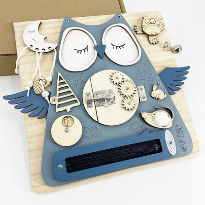 Early education Montessori unlocking toys, baby Montessori tabletop game board, kindergarten children's busy board