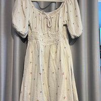 Anko Cream Floral Midi Dress