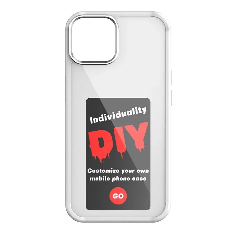 X With Love E-Ink screen phone case with unlimited projection, personalized design, battery-free, luxury phone cover.