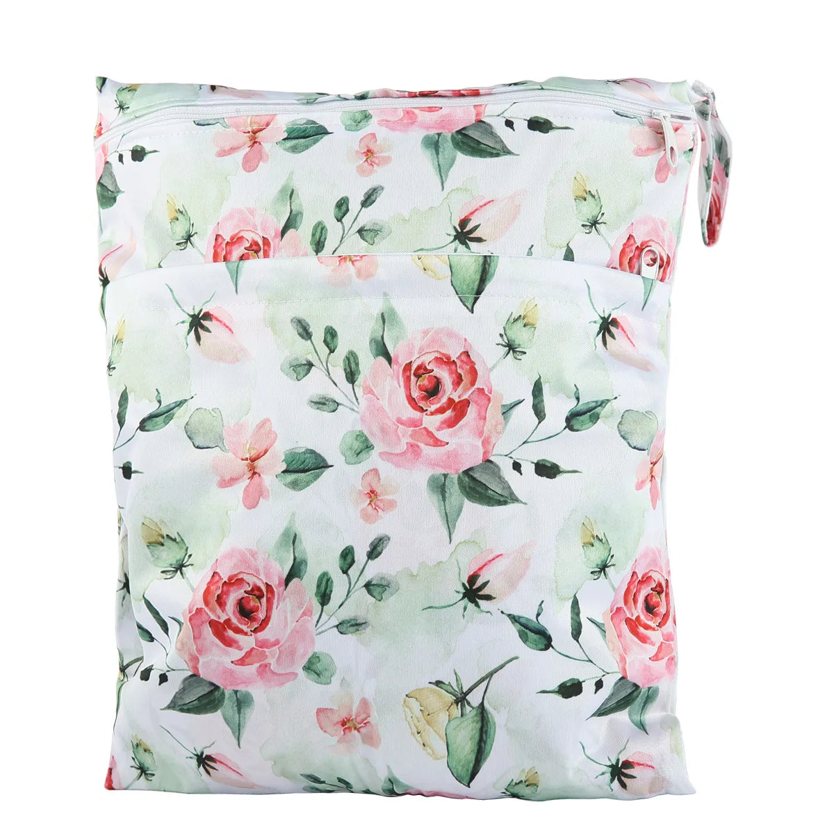 X With Love waterproof wet dry bag with two zippers, reusable diaper organizer, 36cm x 29cm for baby nappies and accessories
