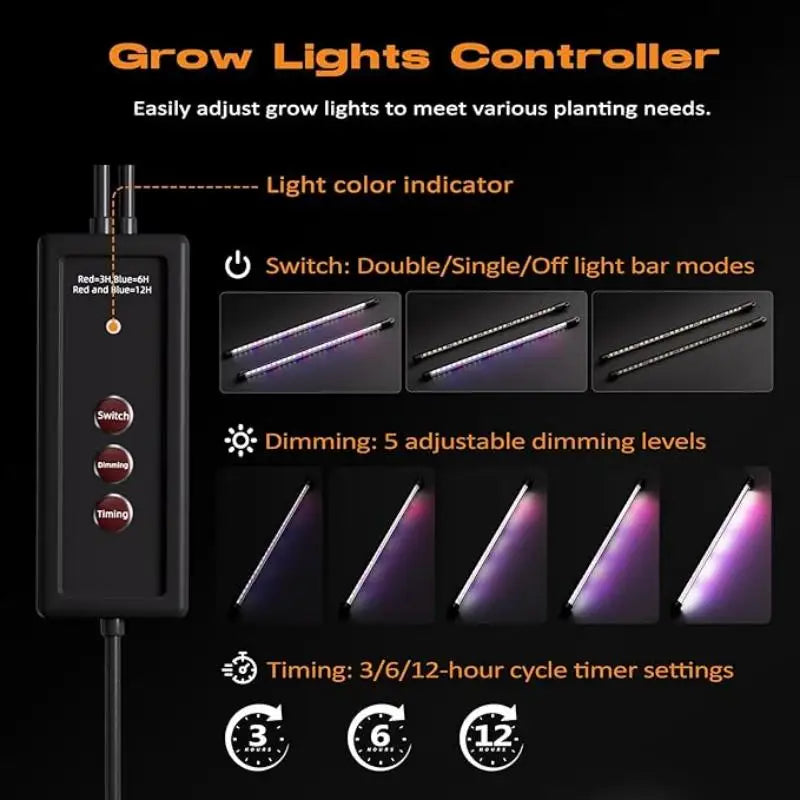 X With Love 60-cell automatic seedling tray with integrated grow lights and smart timer for efficient plant germination.