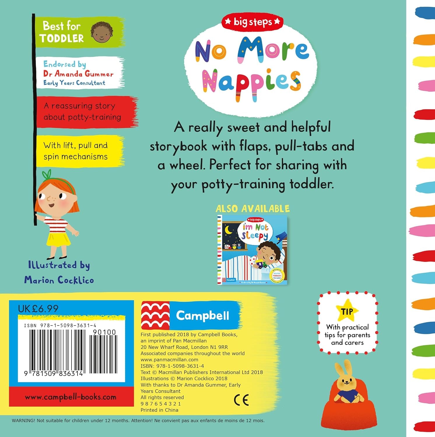 No More Nappies brand diaper disposal bag with biodegradable material and easy-tie closure for eco-friendly waste disposal.