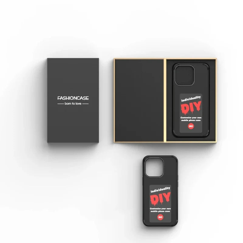 Luxury X With Love E-Ink screen phone case with personalized design, unlimited projection, battery-free, and sleek modern appearance.